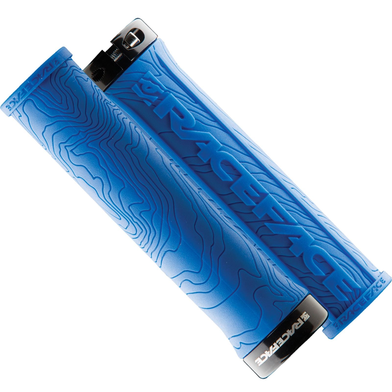 Race Face Half Nelson Grips - Blue - Lock-On  [MPN: AC990058]_217277