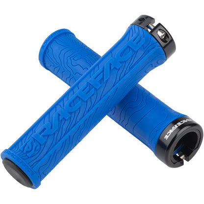 Race Face Half Nelson Grips - Blue - Lock-On  [MPN: AC990058]_1321366