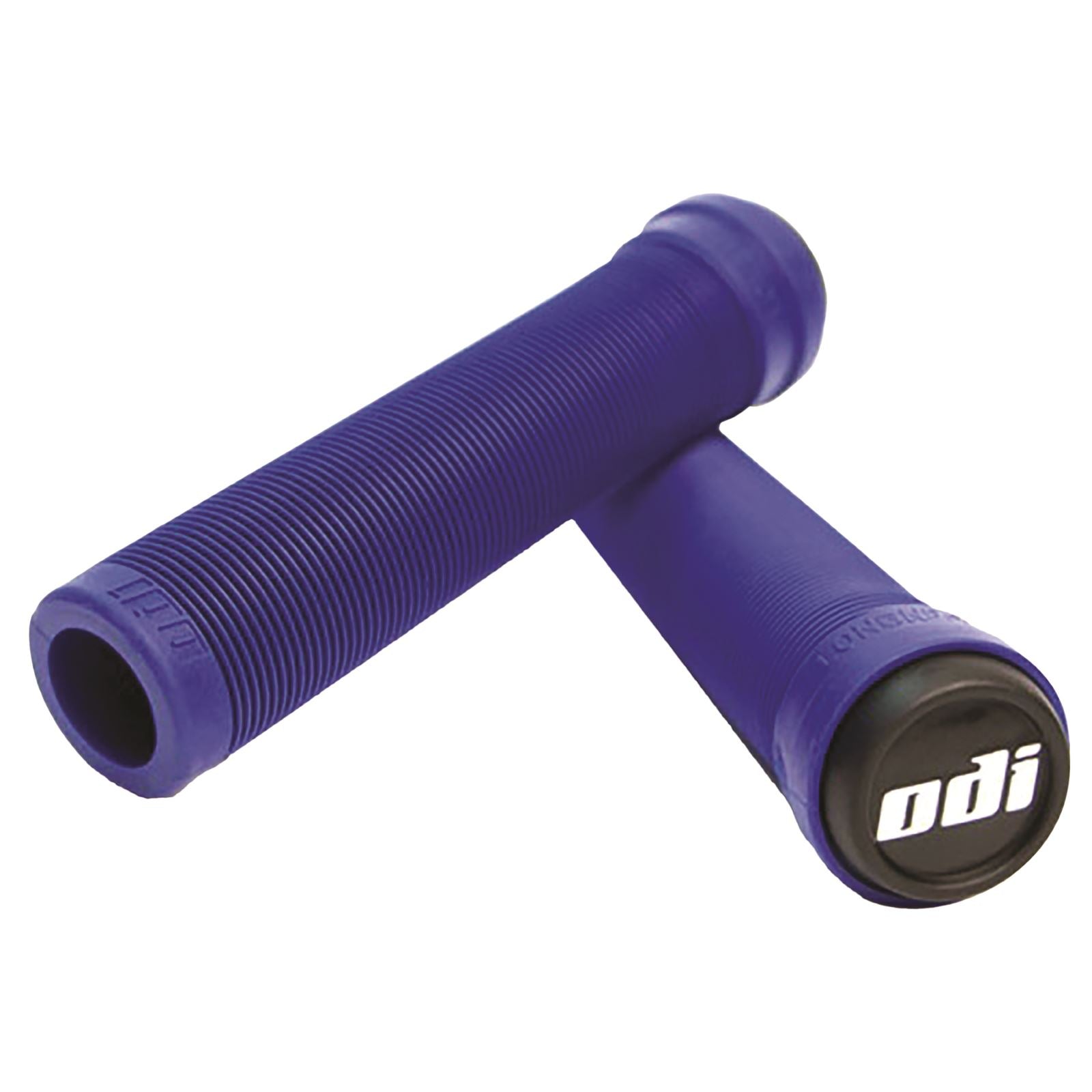 ODI Soft Longneck Flangeless Grips - 135mm - Blue [MPN: F01SLBU]_217306