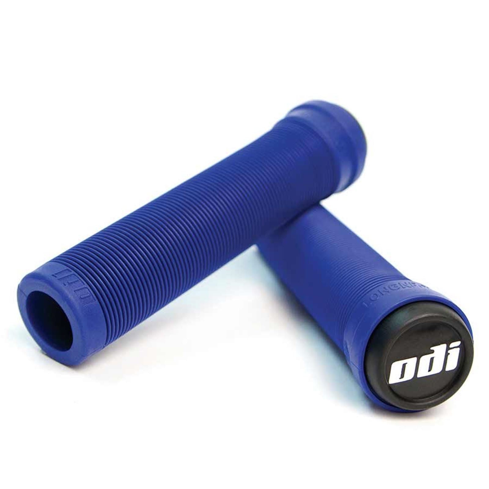 ODI Soft Longneck Flangeless Grips - 135mm - Blue [MPN: F01SLBU]_1110294
