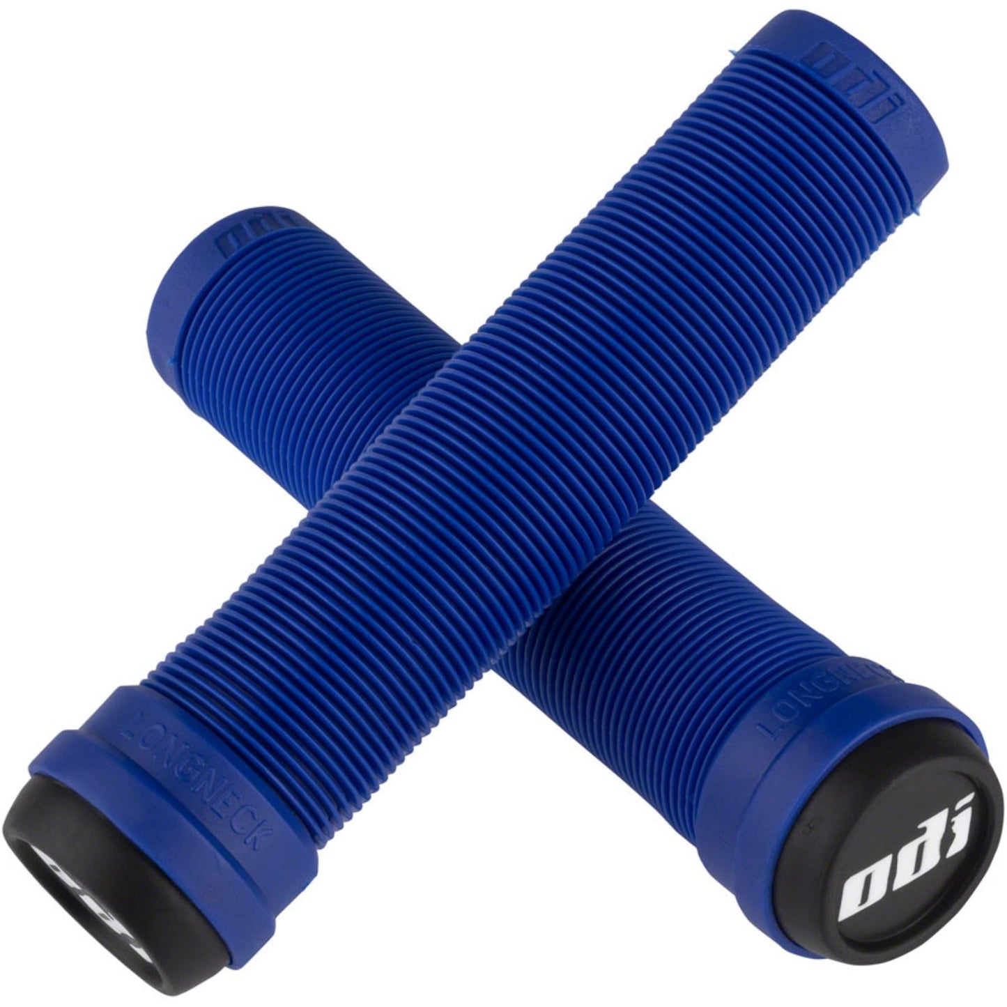 ODI Soft Longneck Flangeless Grips - 135mm - Blue [MPN: F01SLBU]_1193037