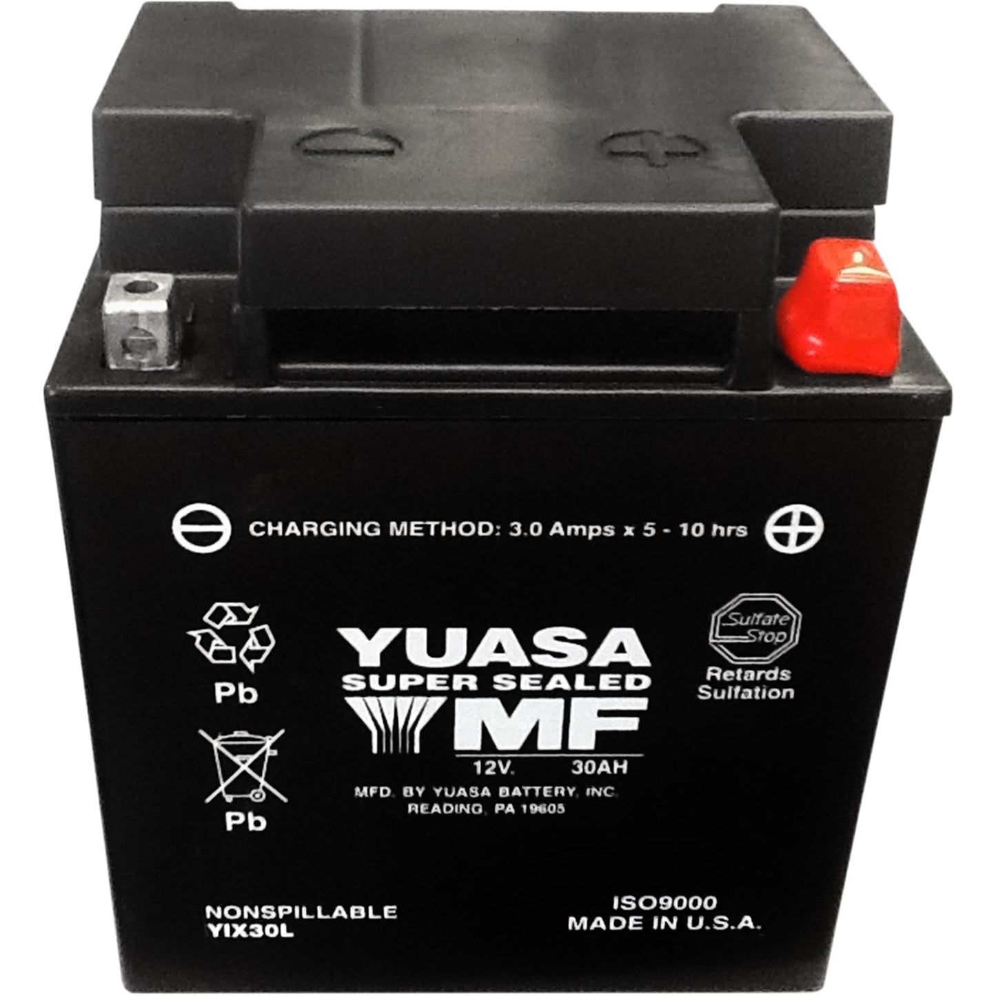 Yuasa AGM Battery - 12V - 30ah - YIX30L-PW YUAM7230LPW_501382