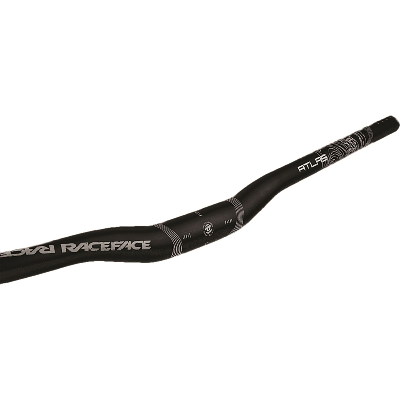 Race Face Atlas Riser Handlebar - 31.8 x 785mm - 1/2" Rise - Black  [MPN: HB12A31.8BLK]_217454