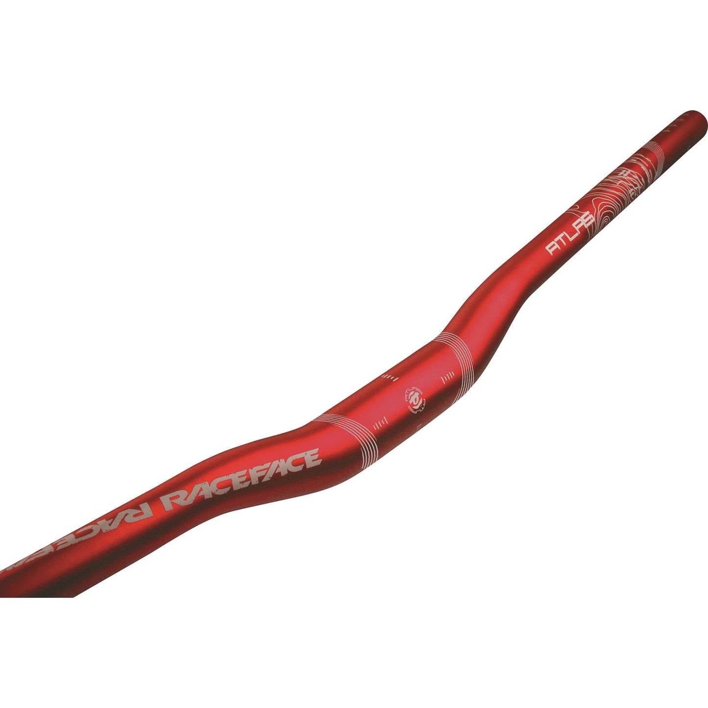 Race Face Atlas Riser Handlebar - 31.8 x 785mm - 1/2" Rise - Red  [MPN: HB12A31.8RED]_217455