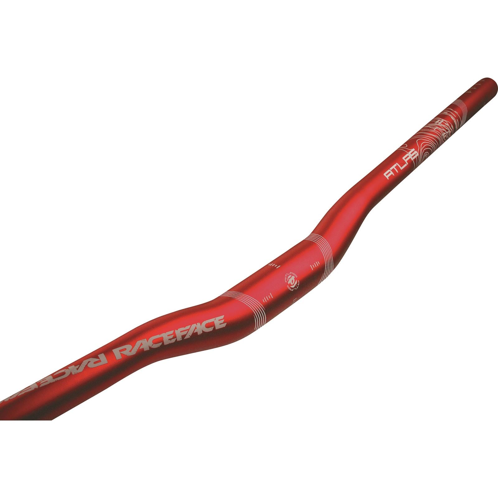 Race Face Atlas Riser Handlebar - 31.8 x 785mm - 1/2" Rise - Red  [MPN: HB12A31.8RED]_217455