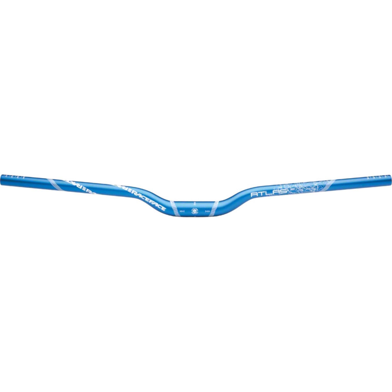 Race Face Atlas Riser Handlebar - 31.8 x 785mm - 1-1/4" Rise - Blue  [MPN: HB12AR31.8BLU]_1319373