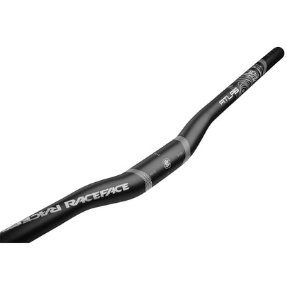 Race Face Atlas Riser Handlebar - 31.8 x 785mm - 1-1/4" Rise - Black  [MPN: HB12AR31.8BLK]_217460