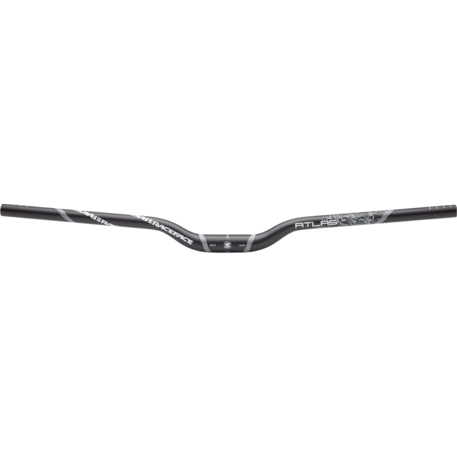 Race Face Atlas Riser Handlebar - 31.8 x 785mm - 1-1/4" Rise - Black  [MPN: HB12AR31.8BLK]_1319372