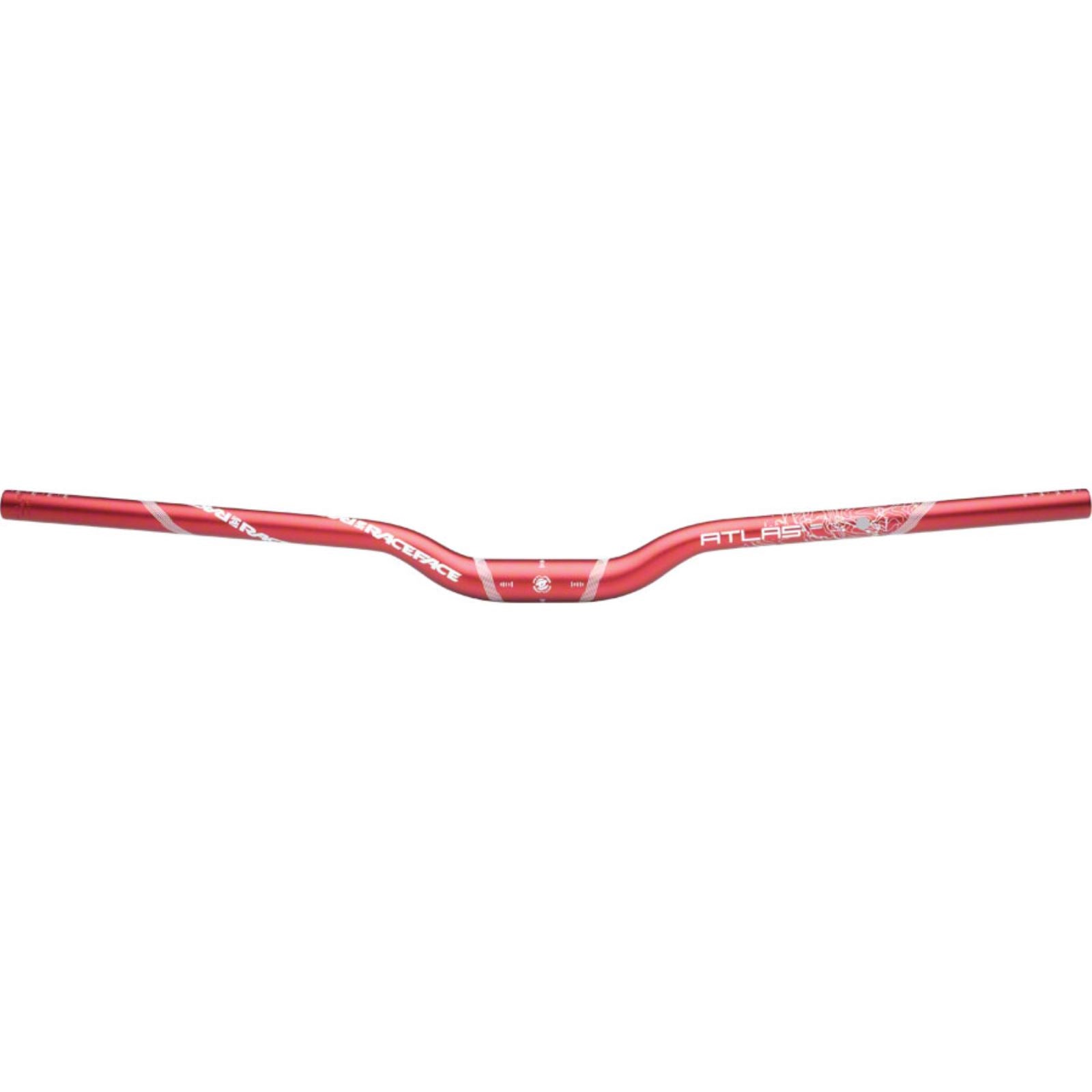 Race Face Atlas Riser Handlebar - 31.8 x 785mm - 1-1/4" Rise - Red [MPN: HB12AR31.8RED]_1319374