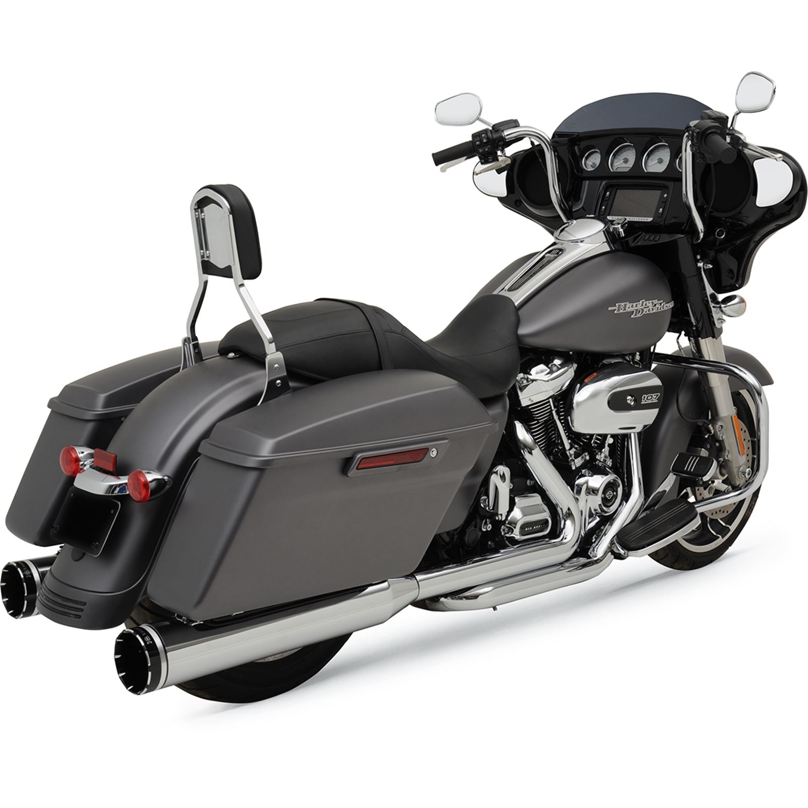 Khrome Werks 2:2 Exhaust with 4.5" Muffler - Chrome - FL [MPN: 200400A]_406628