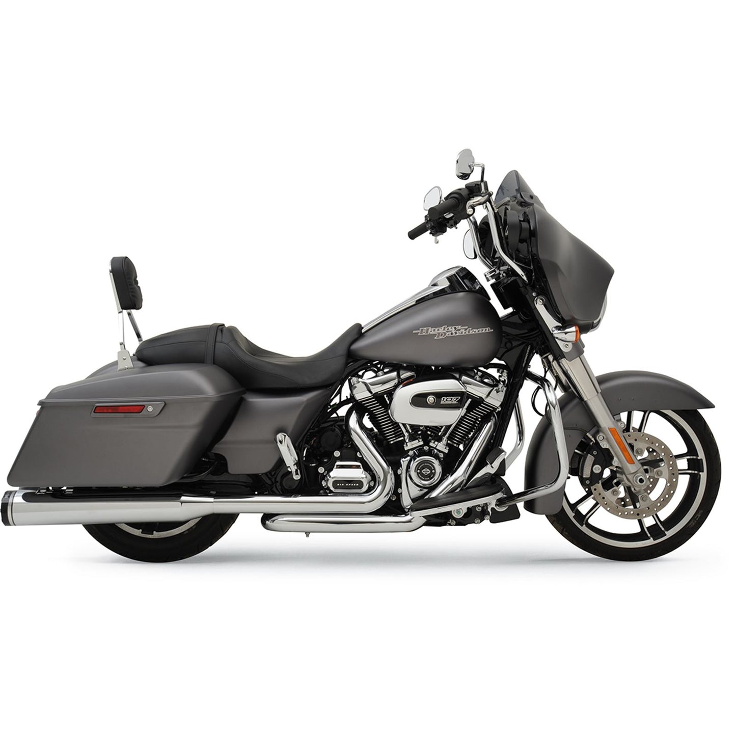 Khrome Werks 2:2 Exhaust with 4.5" Muffler - Chrome - FL [MPN: 200400A]_406629