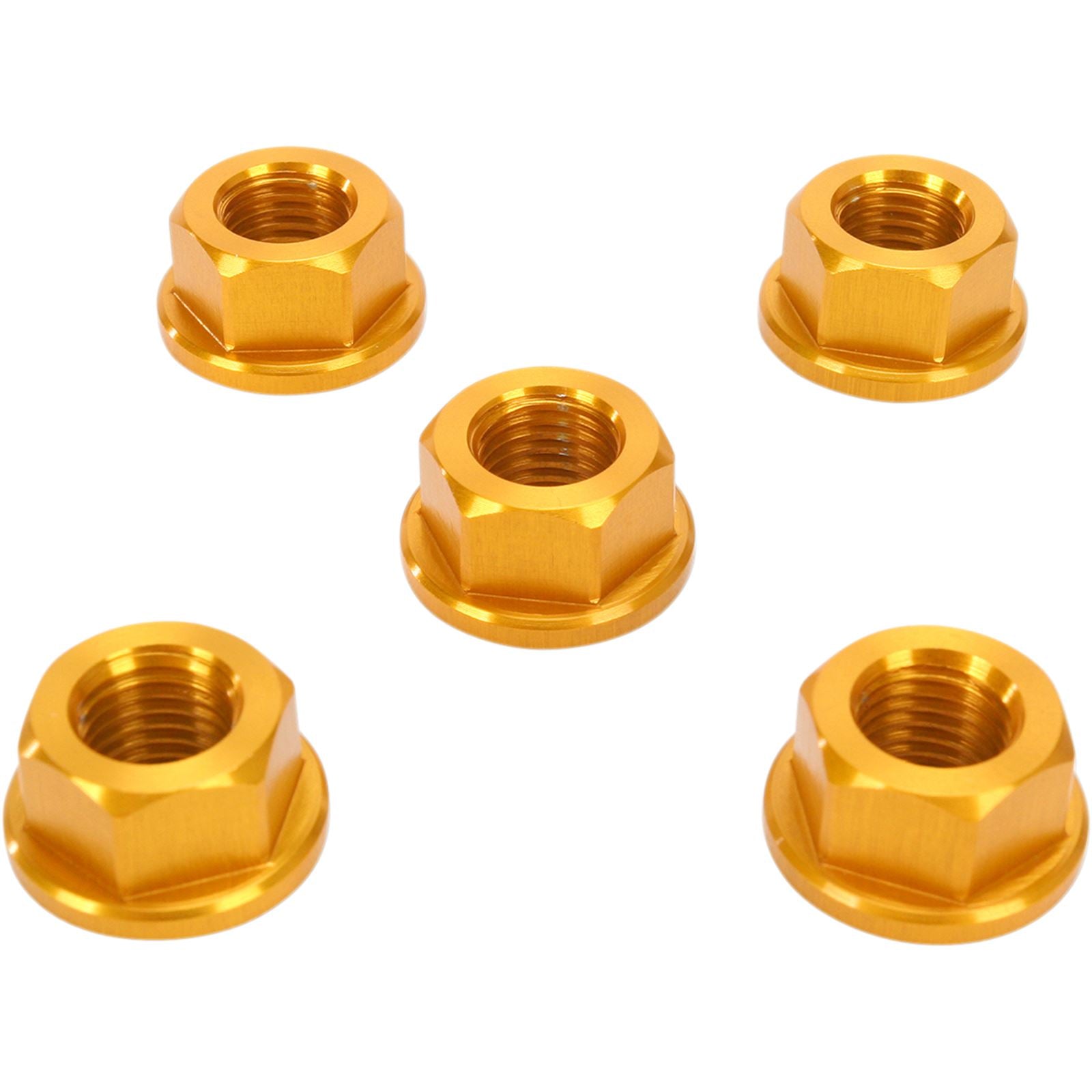 Driven Sprocket Nut Aluminum 10x1.25 Gold DSN5GD_374845