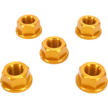 Driven Sprocket Nut Aluminum 10x1.25 Gold DSN5GD_374845