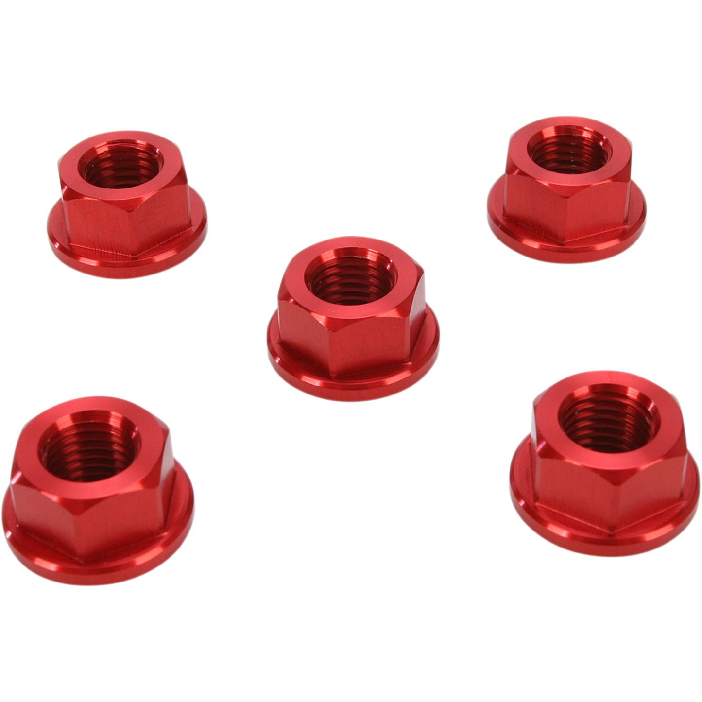Driven Sprocket Nut Aluminum 10x1.25 Red DSN5RD_374846