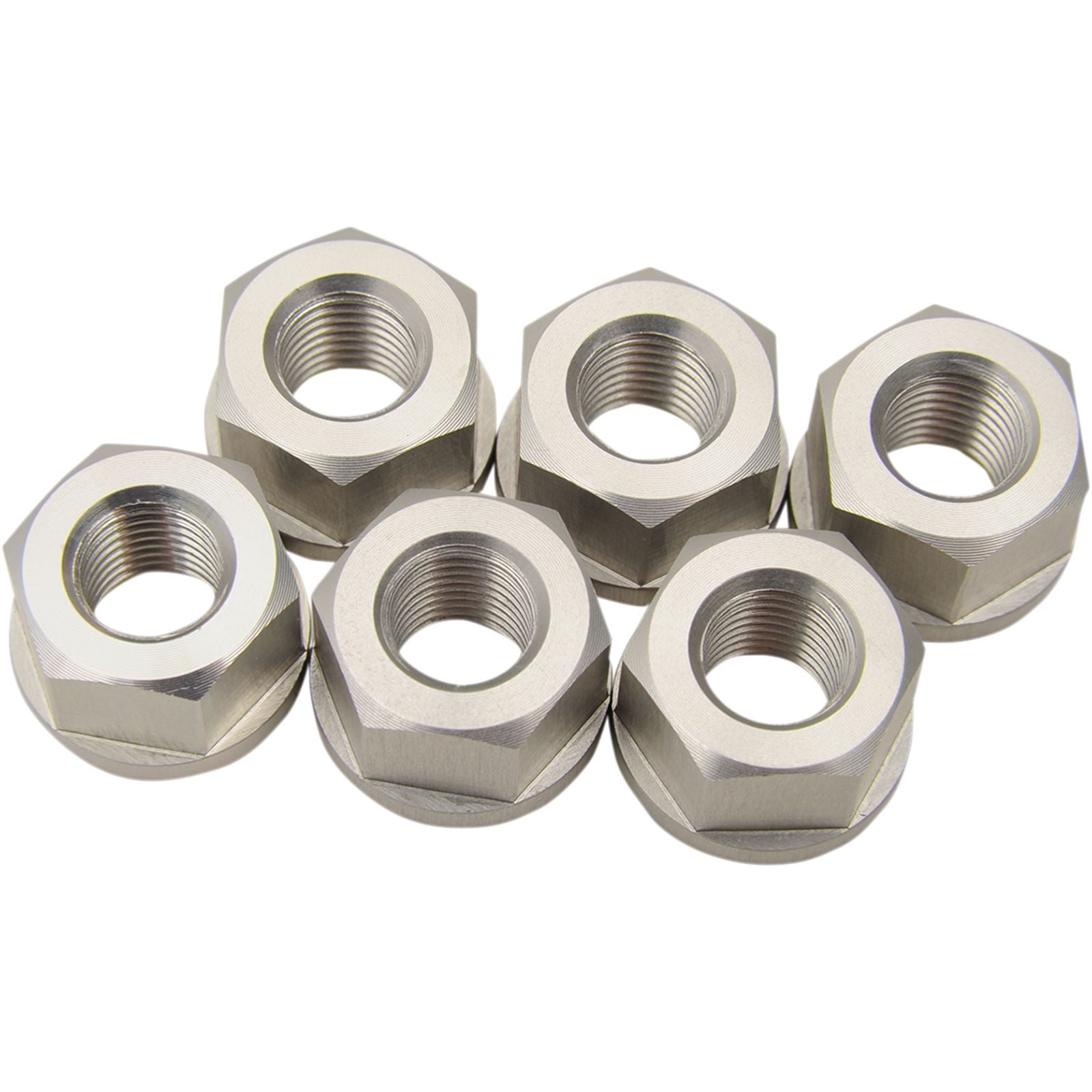 Driven Sprocket Nut Aluminum 10mm Silver DSNSL_374841