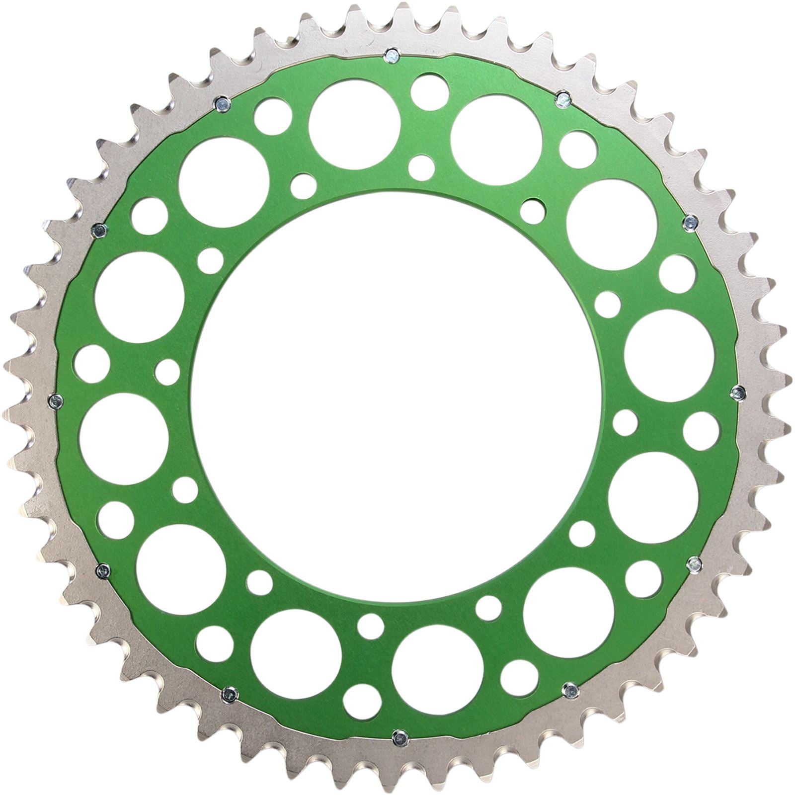 Renthal Twinring™ Rear Sprocket - 50-Tooth - Green 112052050GPGN_464283