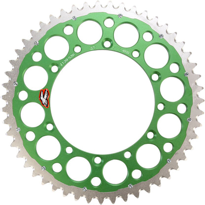 Renthal Twinring™ Rear Sprocket - 51-Tooth - Green 112052051GPGN_464285