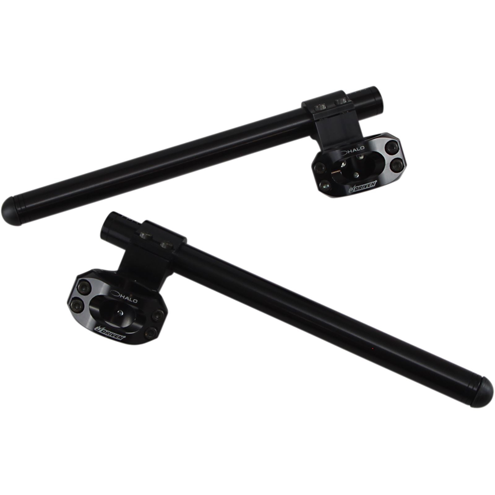 Driven Handlebar Clip-On Halo Risers - 41 mm - Black OPEN BOX [MPN: DHCLOR41BK]_936167