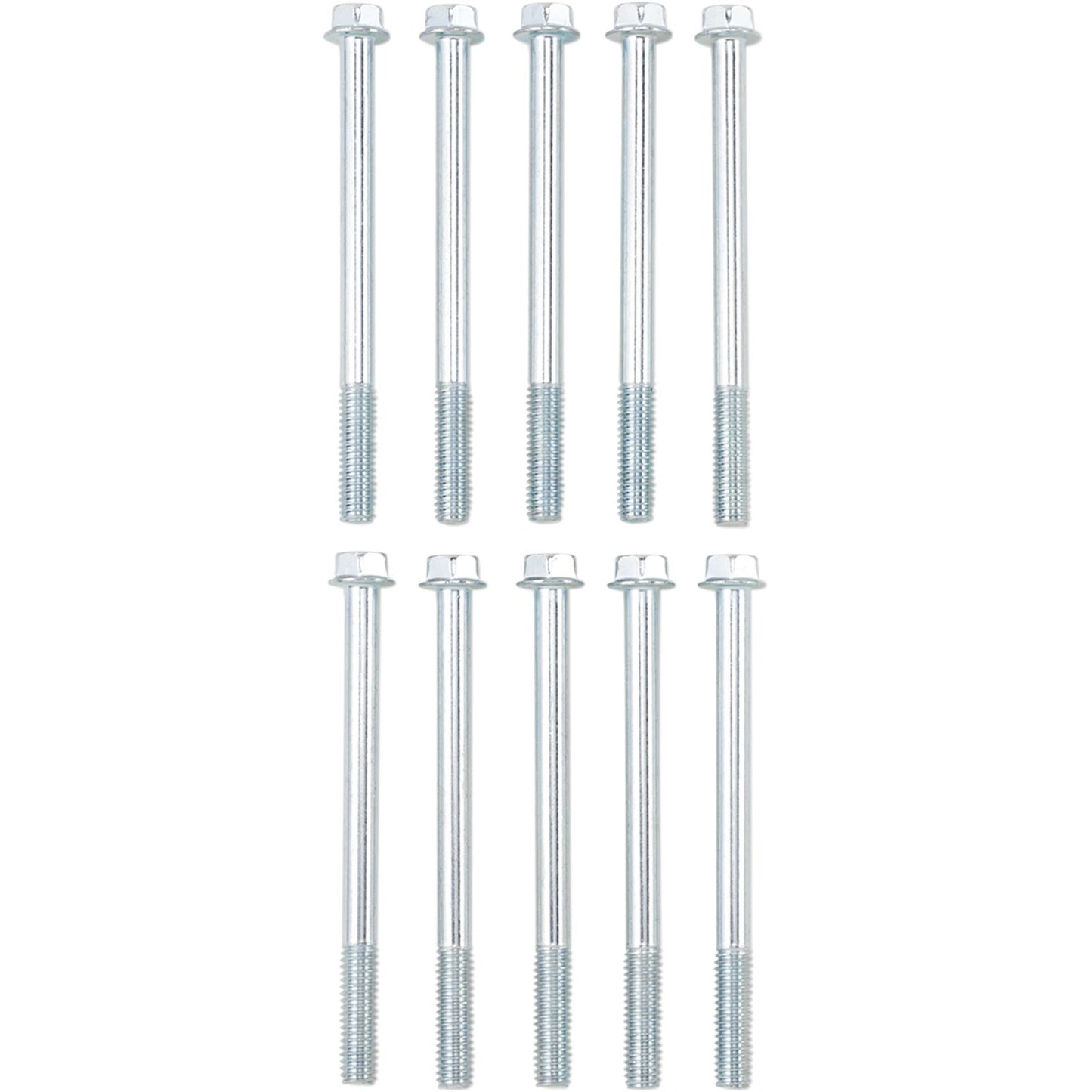 Bolt MC Hardware 8mm Hex Head Flange Bolt 6x1.0x0x75mm - 10/Pack 024-10675_354493