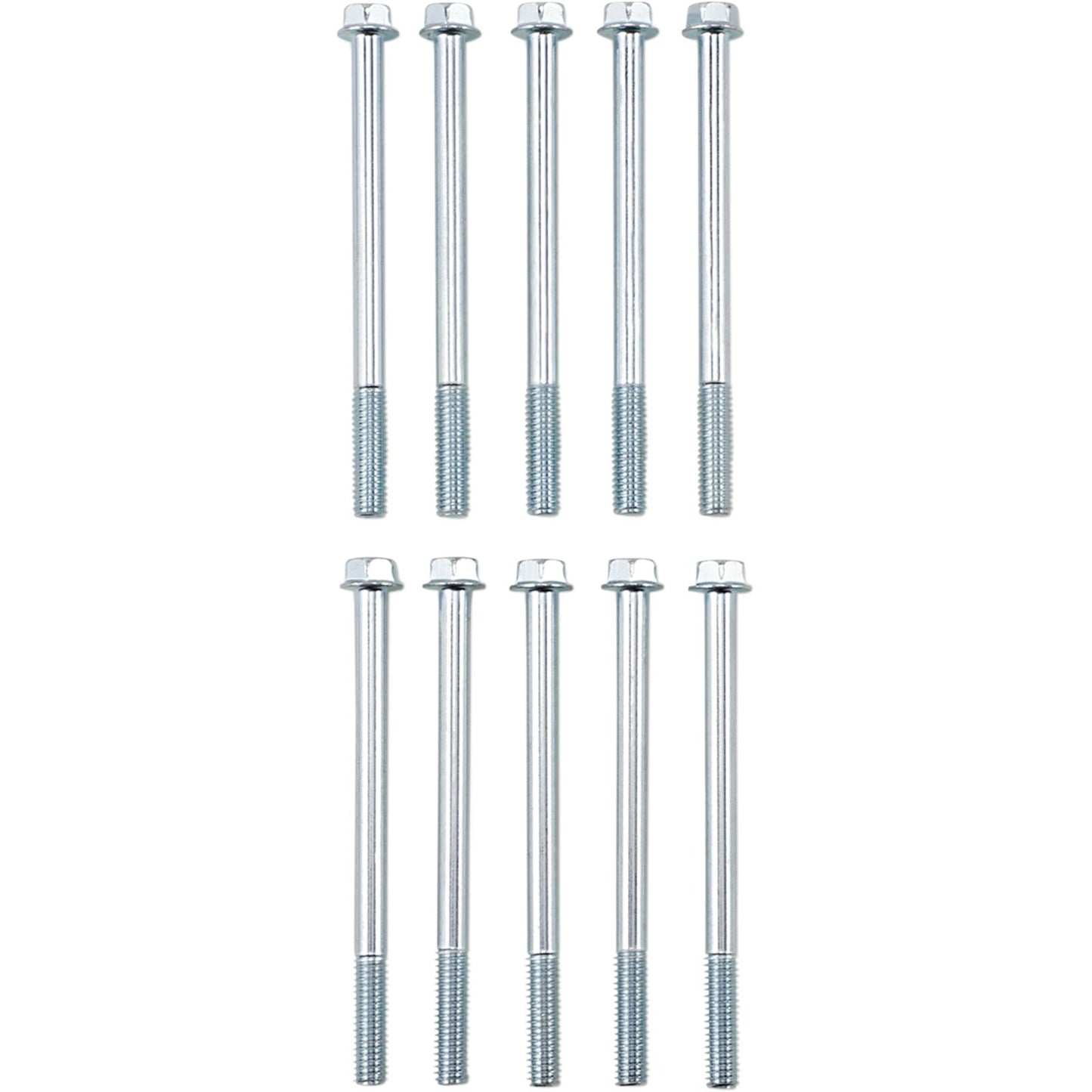 Bolt MC Hardware 8mm Hex Head Flange Bolt 6x1.0x0x80mm - 10/Pack 024-10680_354494
