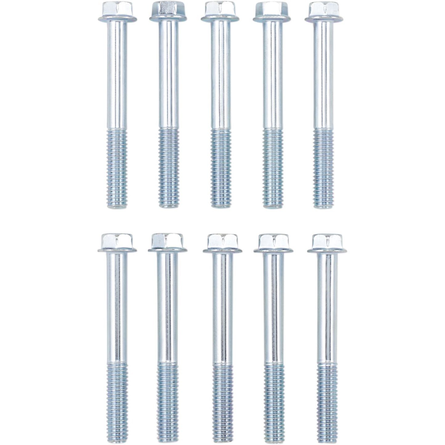 Bolt MC Hardware 8mm Hex Head Flange Bolt 6x1.0x50mm - 10/Pack 024-10650_354488