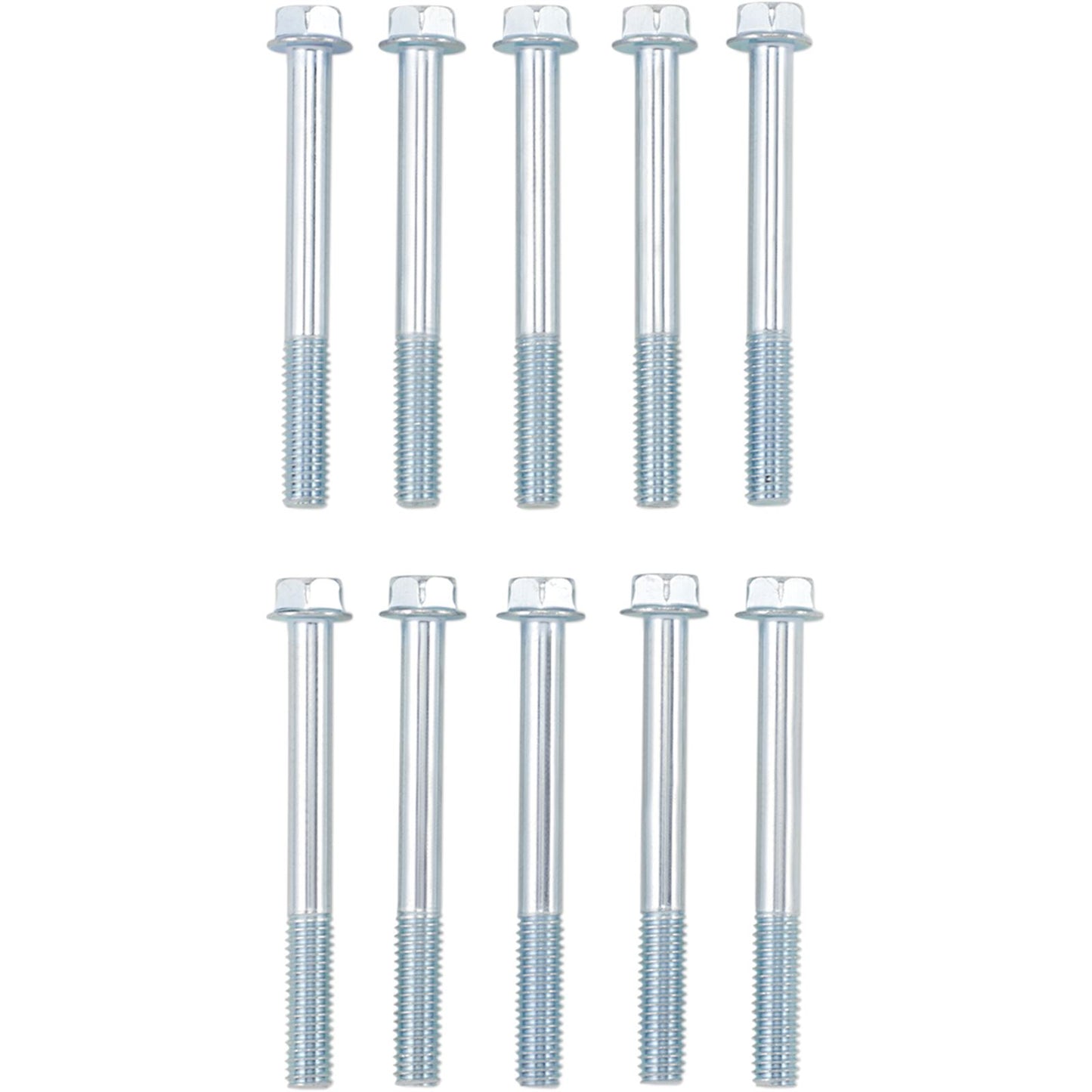 Bolt MC Hardware 8mm Hex Head Flange Bolt 6x1.0x55mm - 10/Pack 024-10655_354489