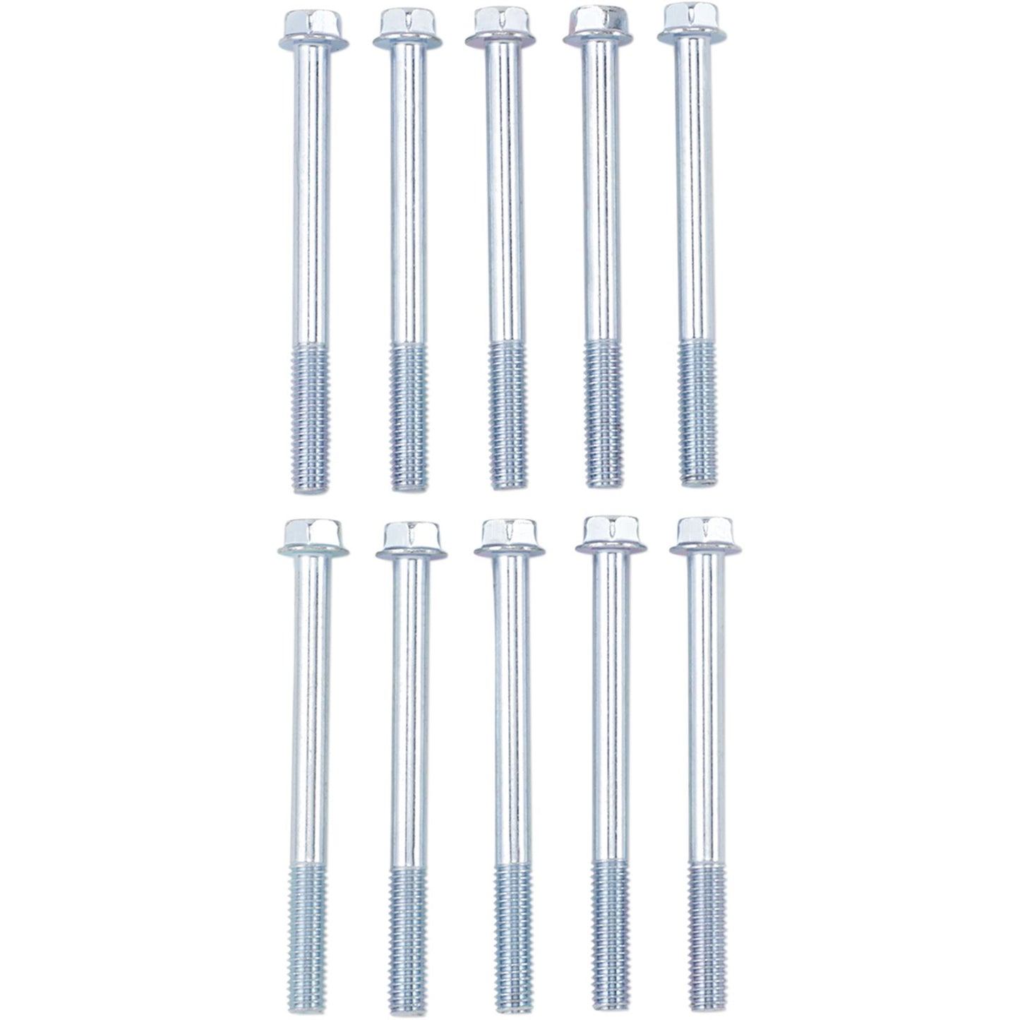 Bolt MC Hardware 8mm Hex Head Flange Bolt 6x1.0x0x65mm - 10/Pack 024-10665_354491