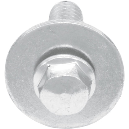 Bolt MC Hardware 8mm Hex Head Flange Bolt 6x1.0x20mm with 20mm Washer - 10/Pack 024-11620_354445