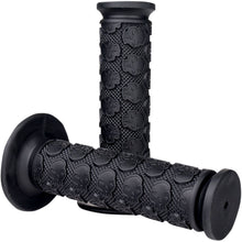 Driven Black Skully Grips with  Closed Ends D701BK_374286
