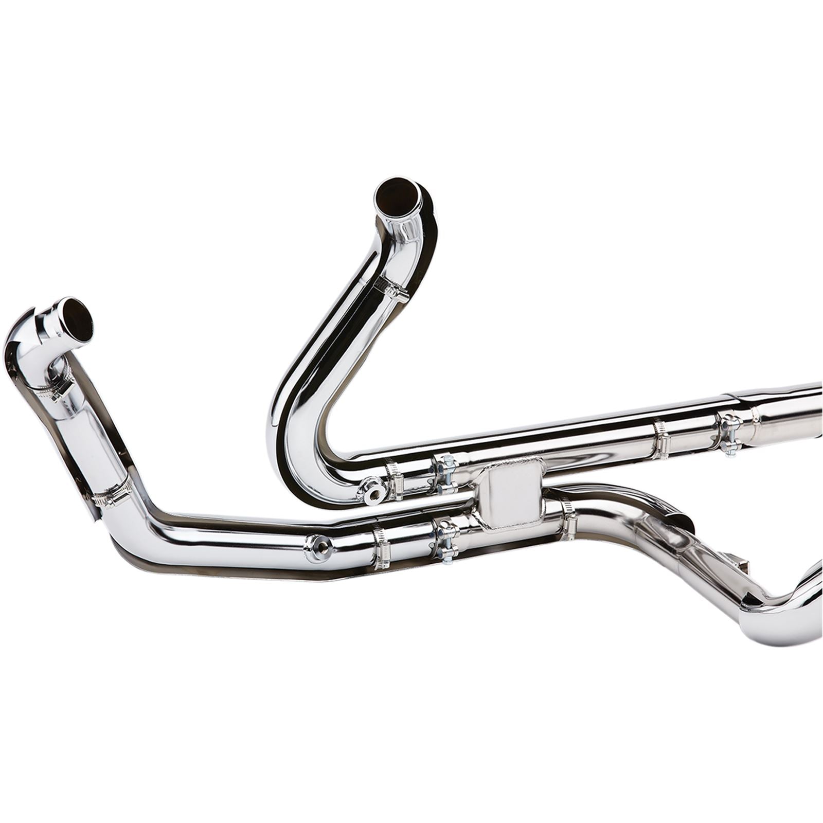 Cobra Dual Bung Powerport Headpipes - Chrome 6253DB1_361948