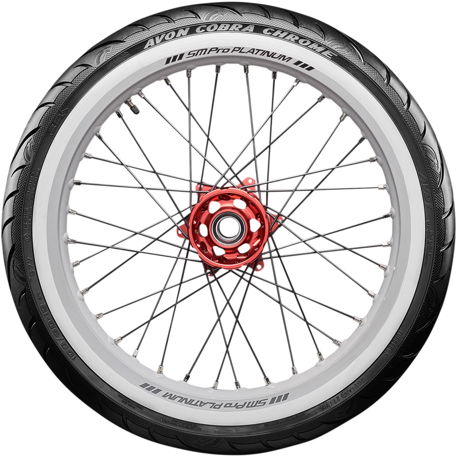 Avon Tyres Tire - AV92 - Whitewall - MT90B16 [MPN: 2120398]_347319