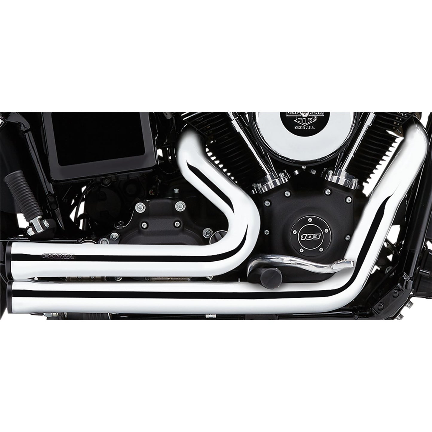 Cobra Speedster RPT Short Exhaust - Chrome 6791_361542