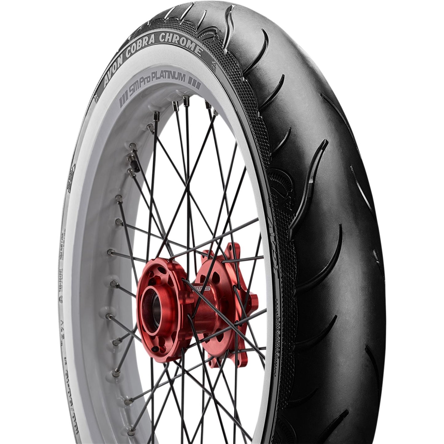 Avon Tyres Tire - AV91 - Whitewall - 120/70-21 2120094_347231