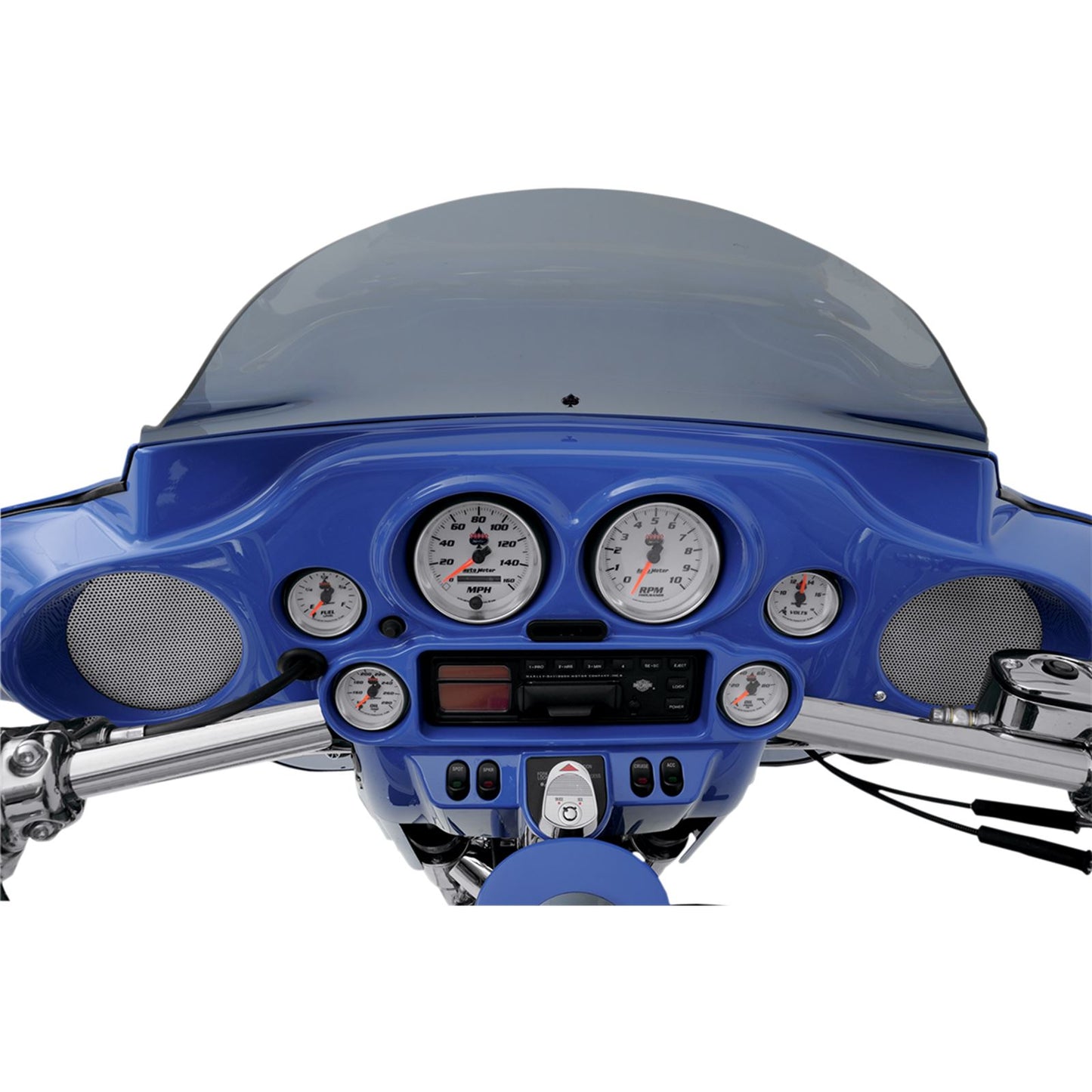 Klock Werks Speaker Grilles - 96-13 FLHT [MPN: KW13010000R]_409911