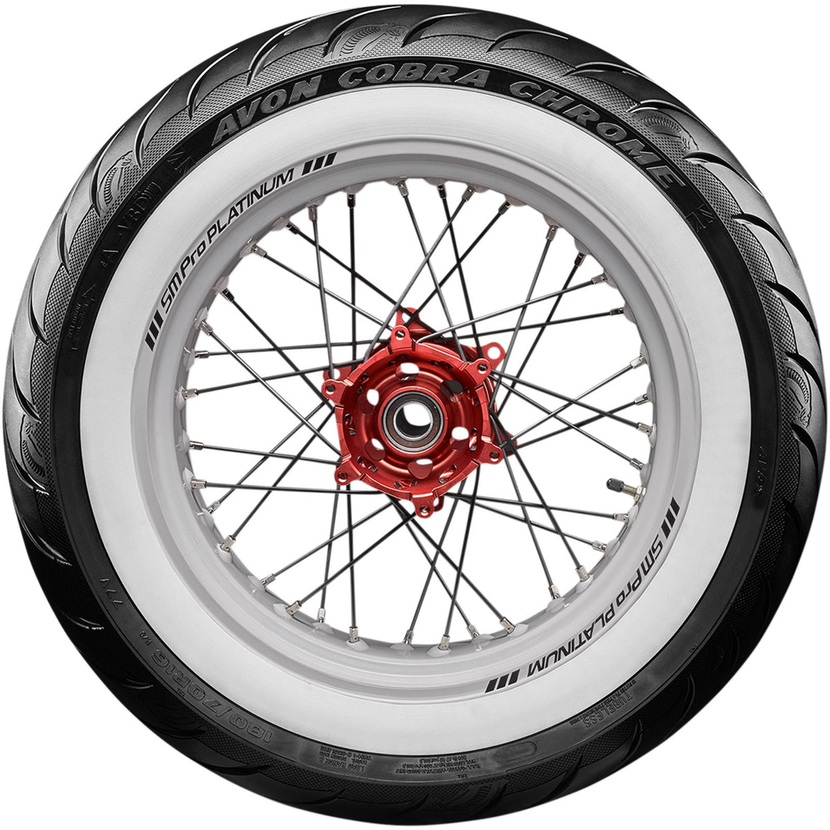 Avon Tyres Tire - AV91 - Whitewall - MT90B16 74H [MPN: 2120197]_347172