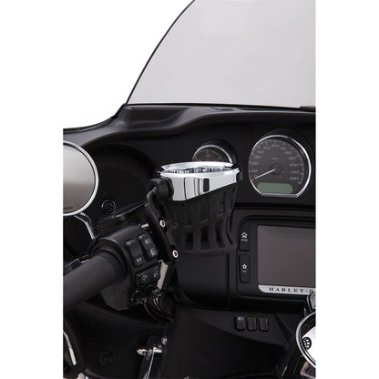 Ciro Chrome Drink Holder with Black Perch Mount [MPN: 50411]_359424