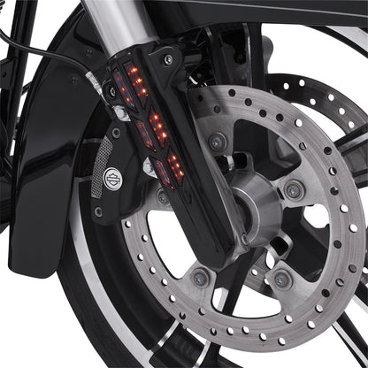 Ciro Forkini Lower Leg Covers - Gloss Black - With LEDs [MPN: 43003]_359410
