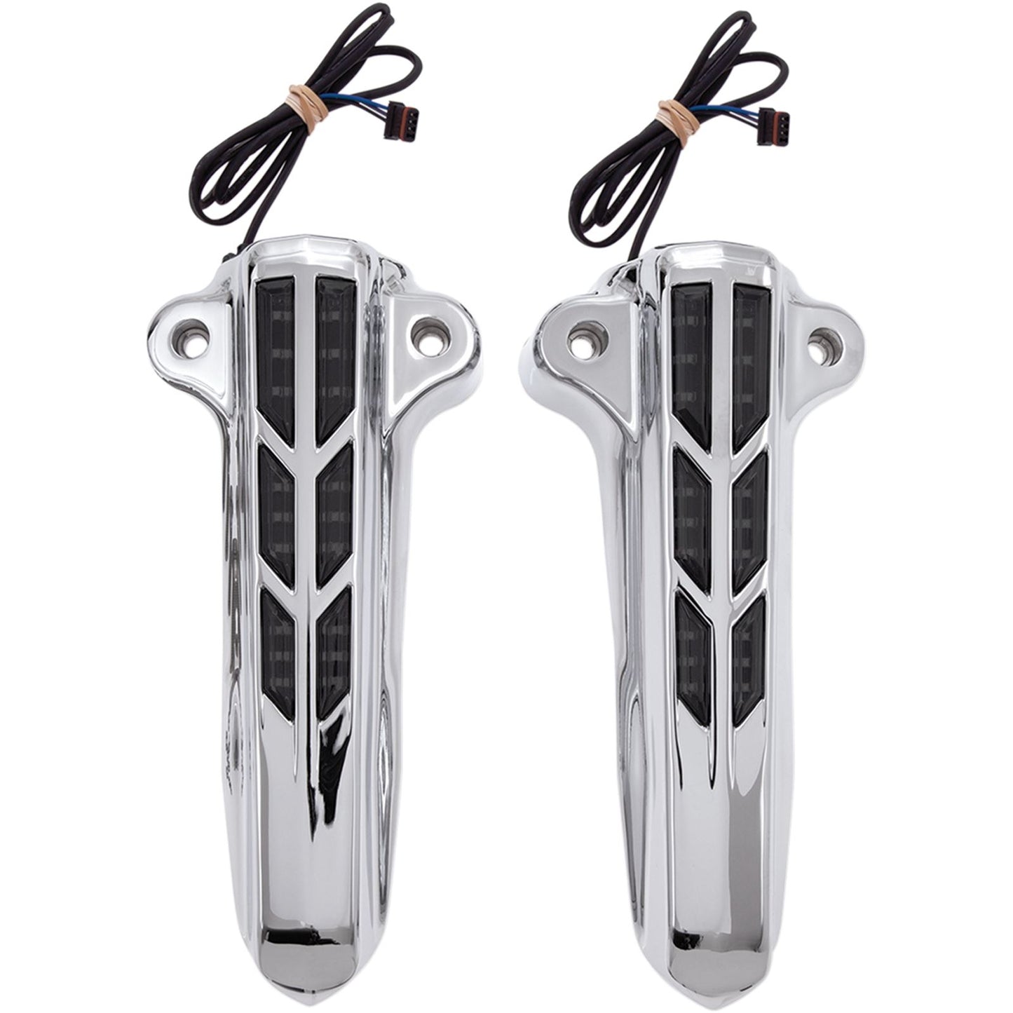 Ciro Forkini Lower Leg Covers - Chrome - With LEDs [MPN: 43001]_359406