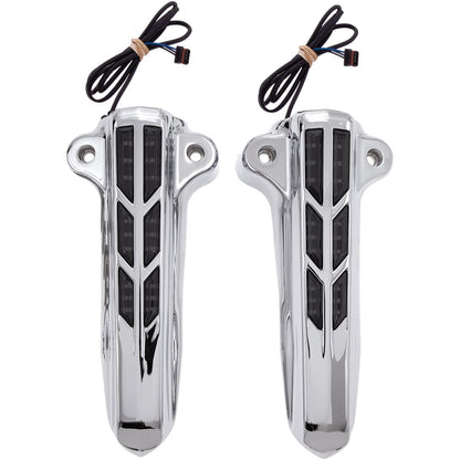Ciro Forkini Lower Leg Covers - Chrome - With LEDs [MPN: 43001]_359406