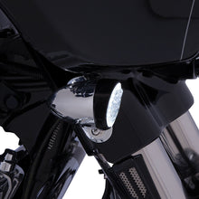 Ciro Front Signal Light Inserts - Black - Amber Lens [MPN: 45420]_359597
