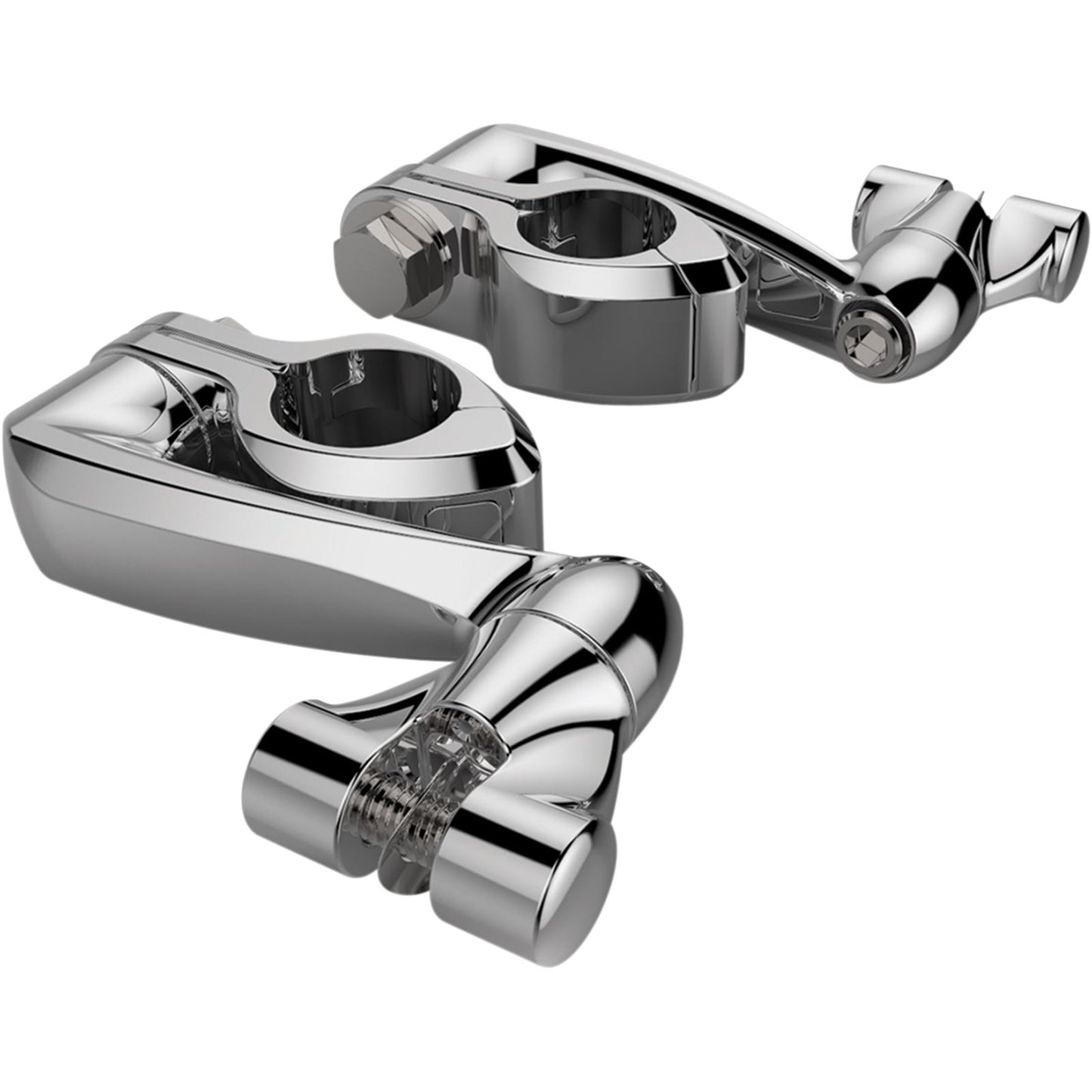 Ciro Pinless Clamp - Chrome - 4" Extension [MPN: 60004]_359526
