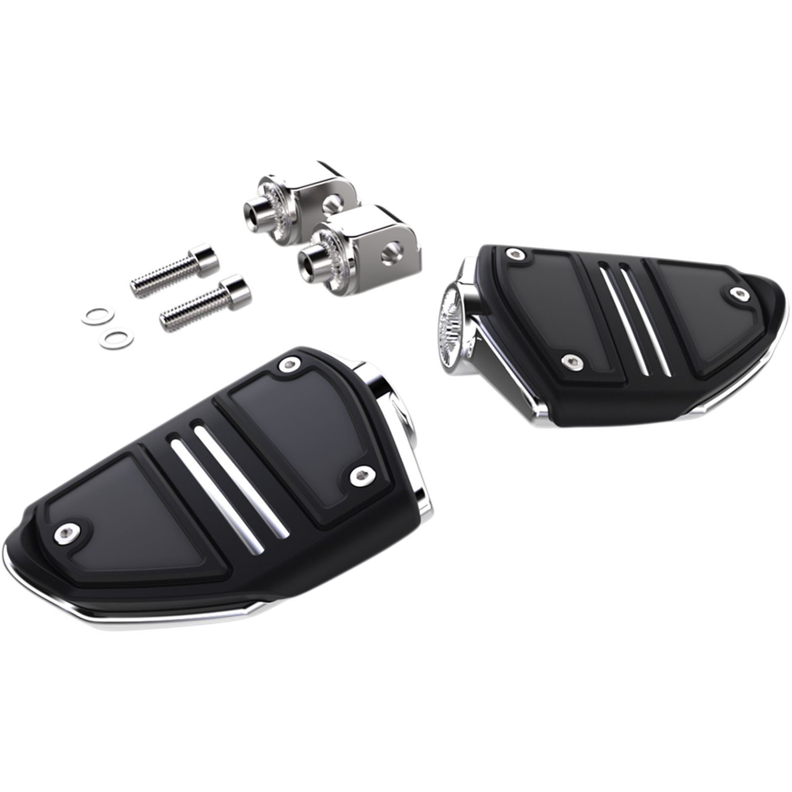 Ciro Twin Rail Footpeg - with Mount - Chrome - Softail [MPN: 61406]_359506