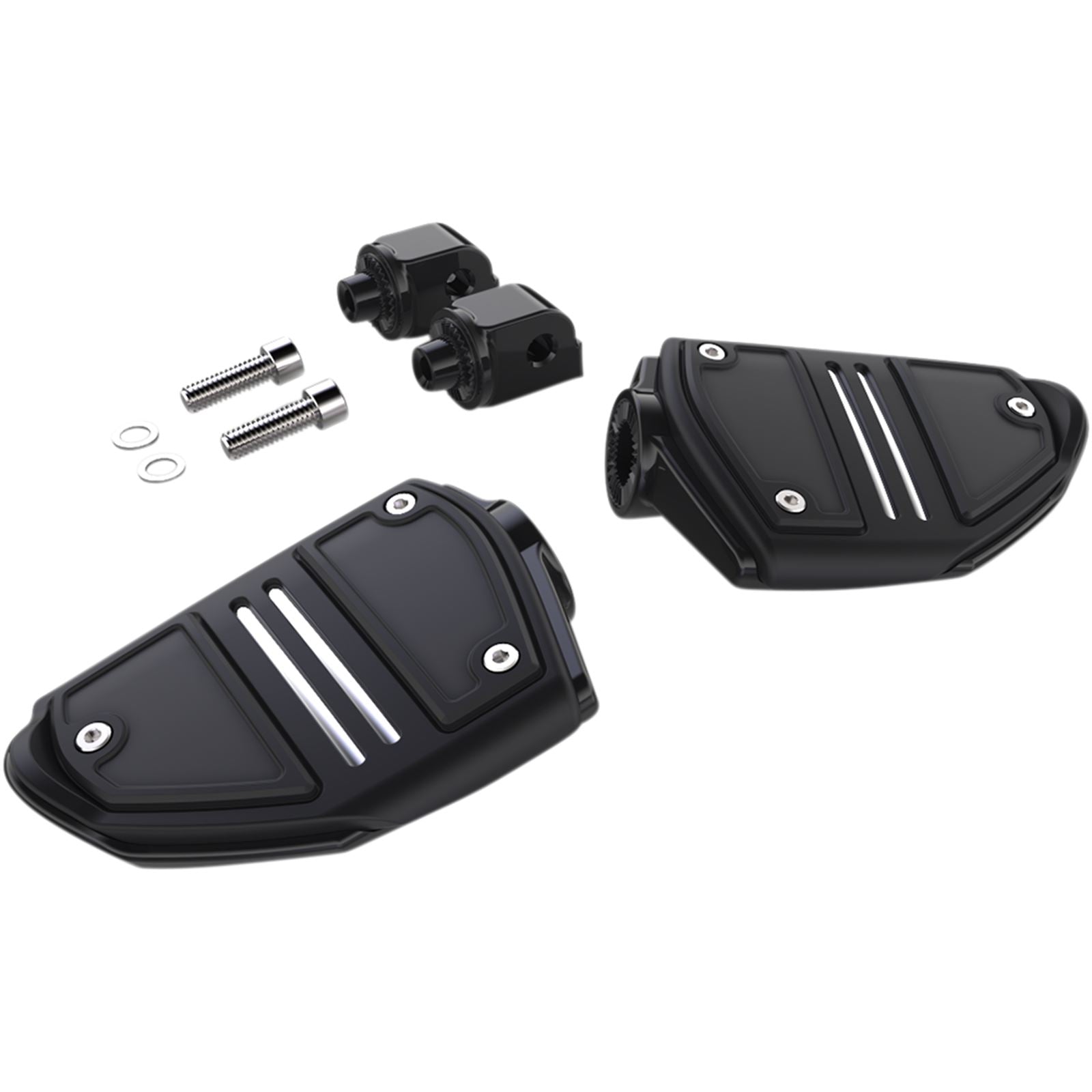 Ciro Twin Rail Footpeg - with Mount - Black - Softail [MPN: 61426]_359509
