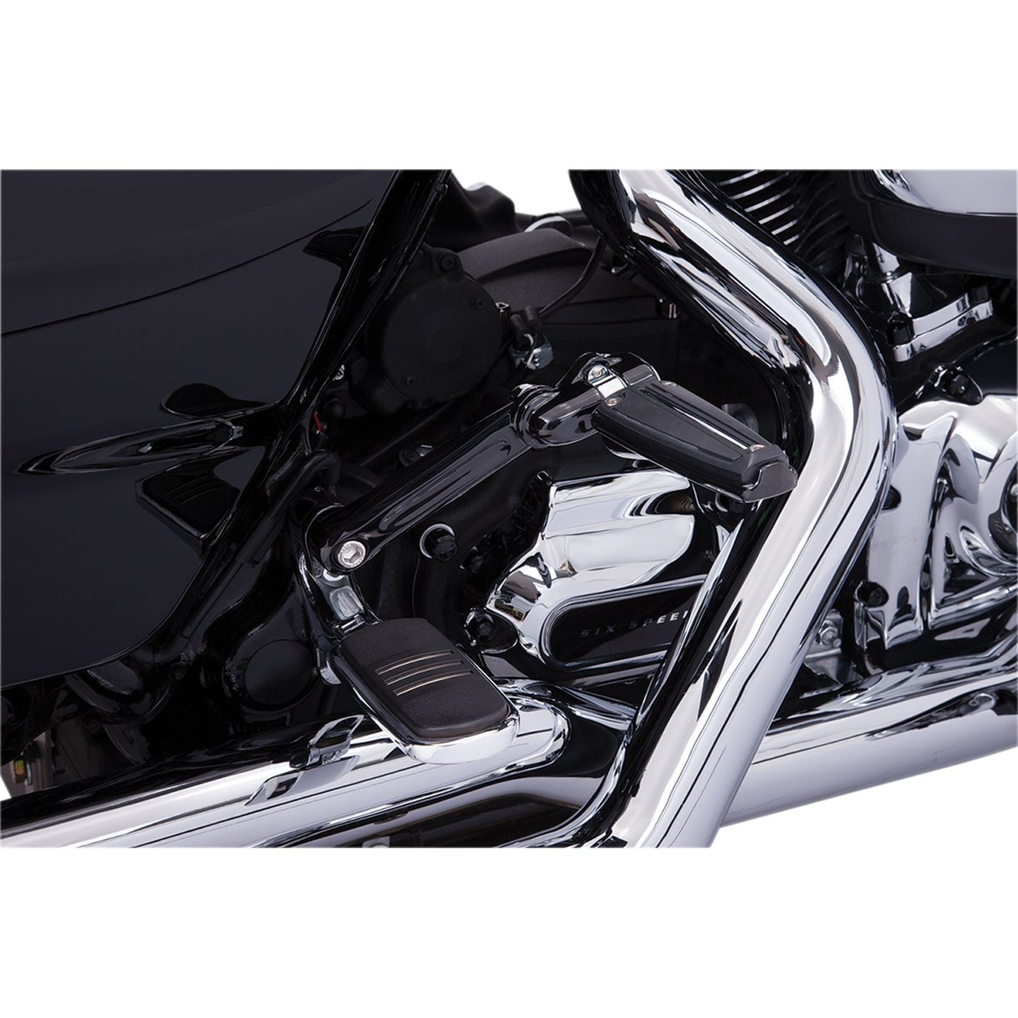 Ciro Adjustable Passenger Peg Mount - Black [MPN: 60220]_359501