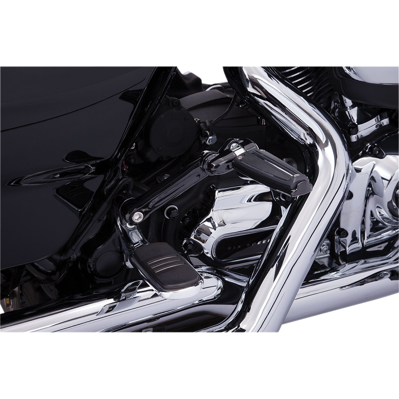 Ciro Adjustable Passenger Peg Mount - Black [MPN: 60220]_359501