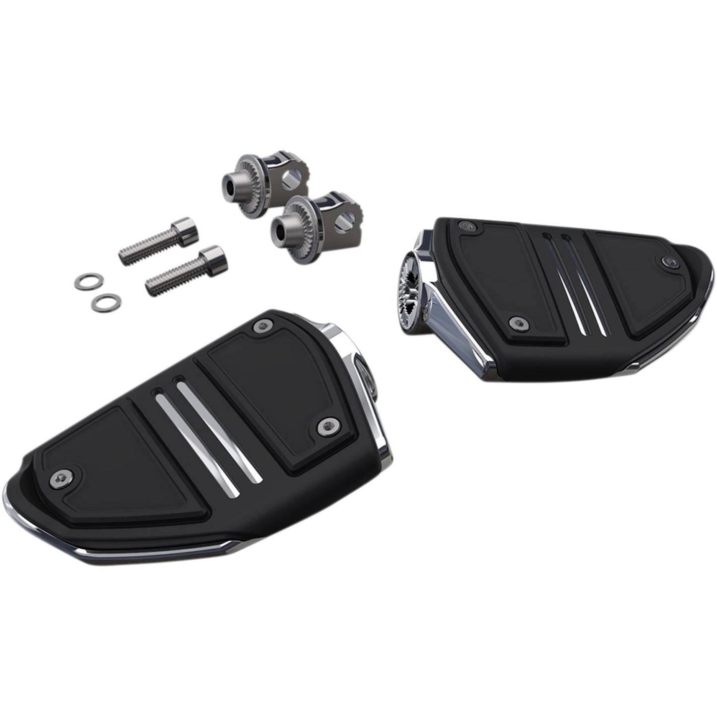 Ciro Twin Rail Footpeg - with Mount - Chrome [MPN: 61405]_359505