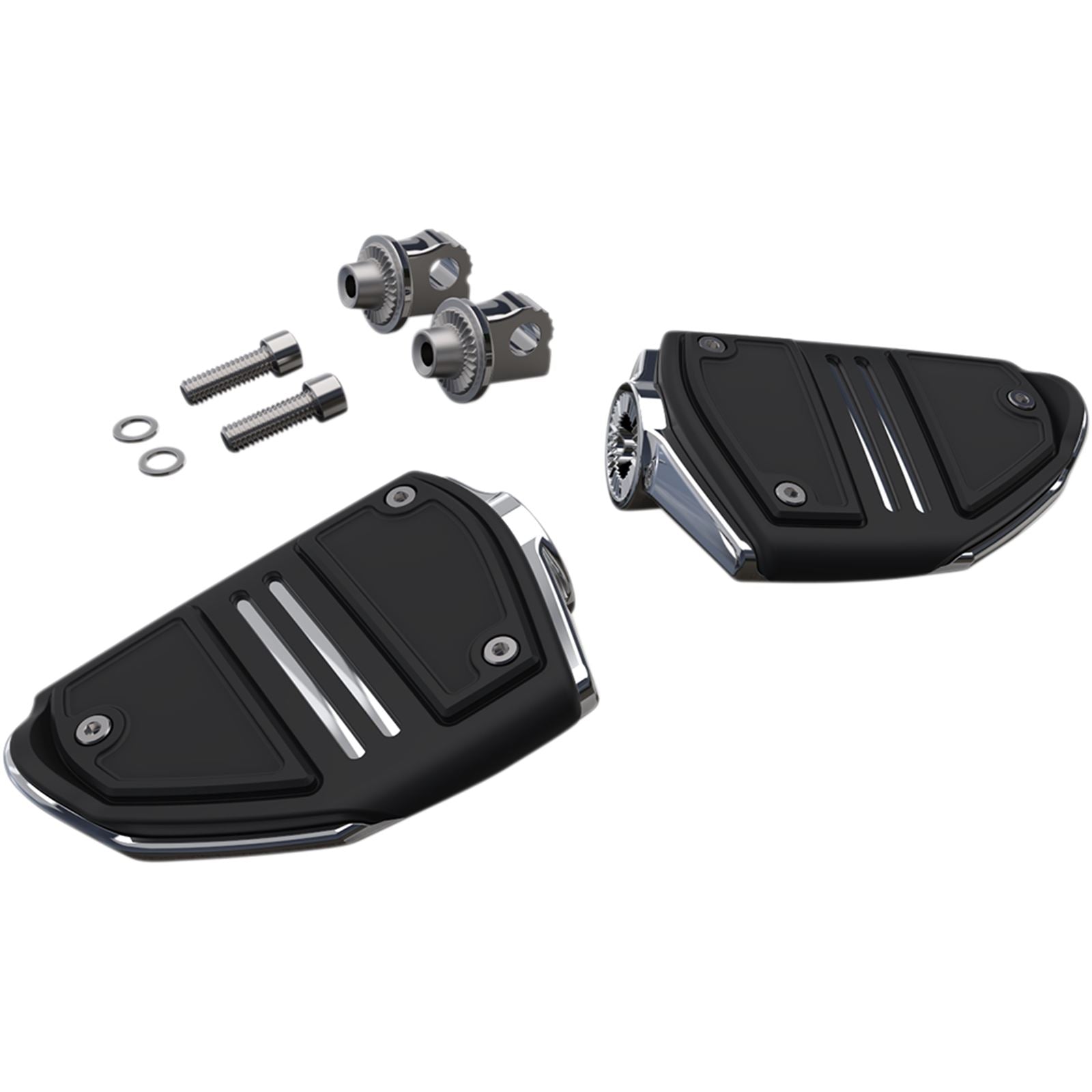 Ciro Twin Rail Footpeg - with Mount - Chrome [MPN: 61405]_359505