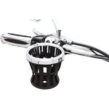 Ciro Chrome Drink Holder with Black Handlebar Mount [MPN: 50413]_359426