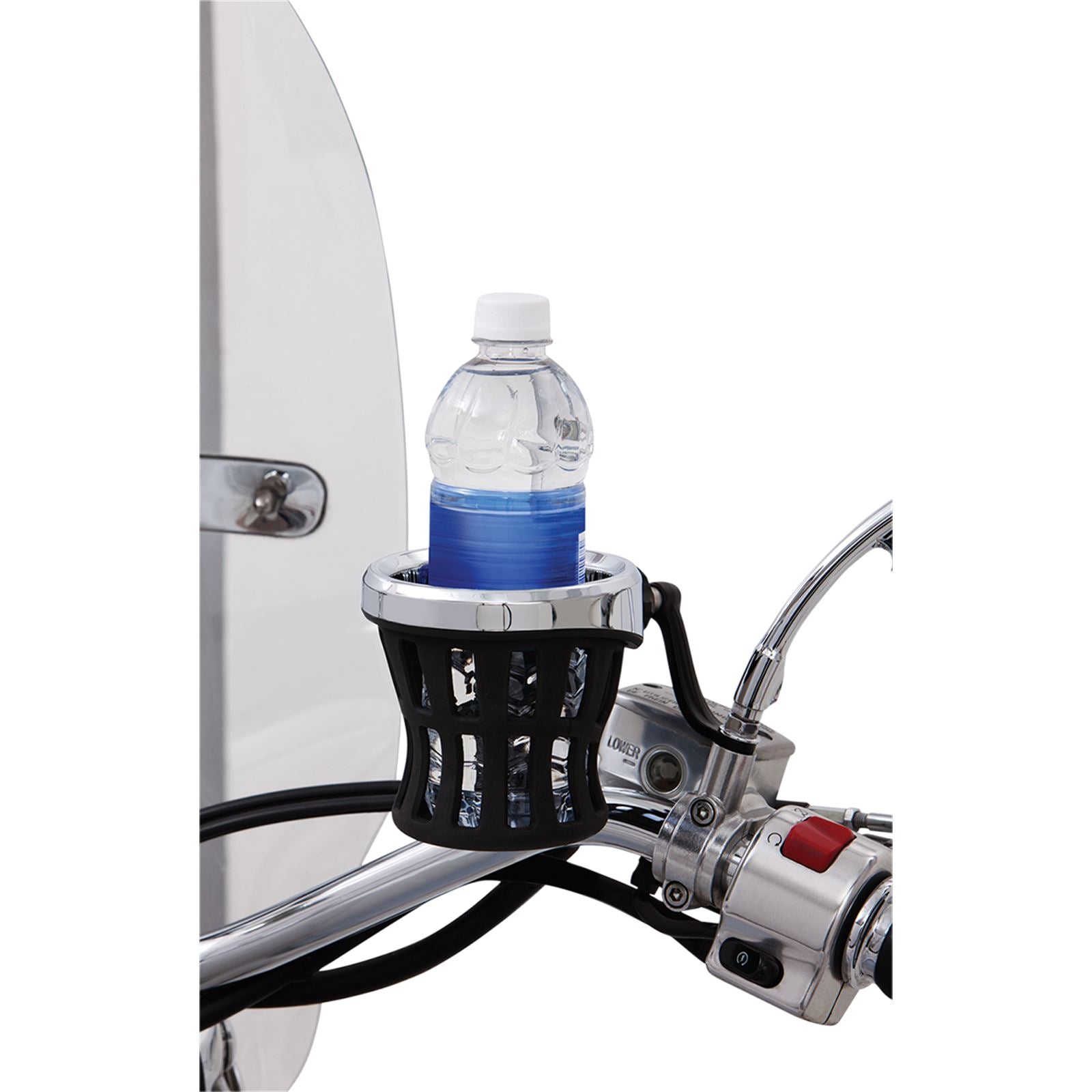 Ciro Drink Holder with Black Mirror Stem Mount [MPN: 50420]_359429
