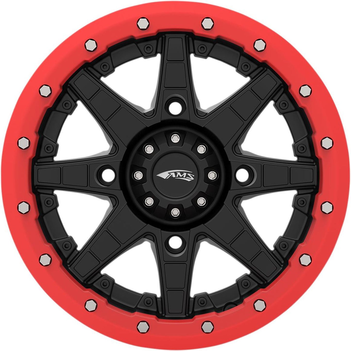 AMS TIRES Ring Beadlock - Red - 15" 0223-0179_220068